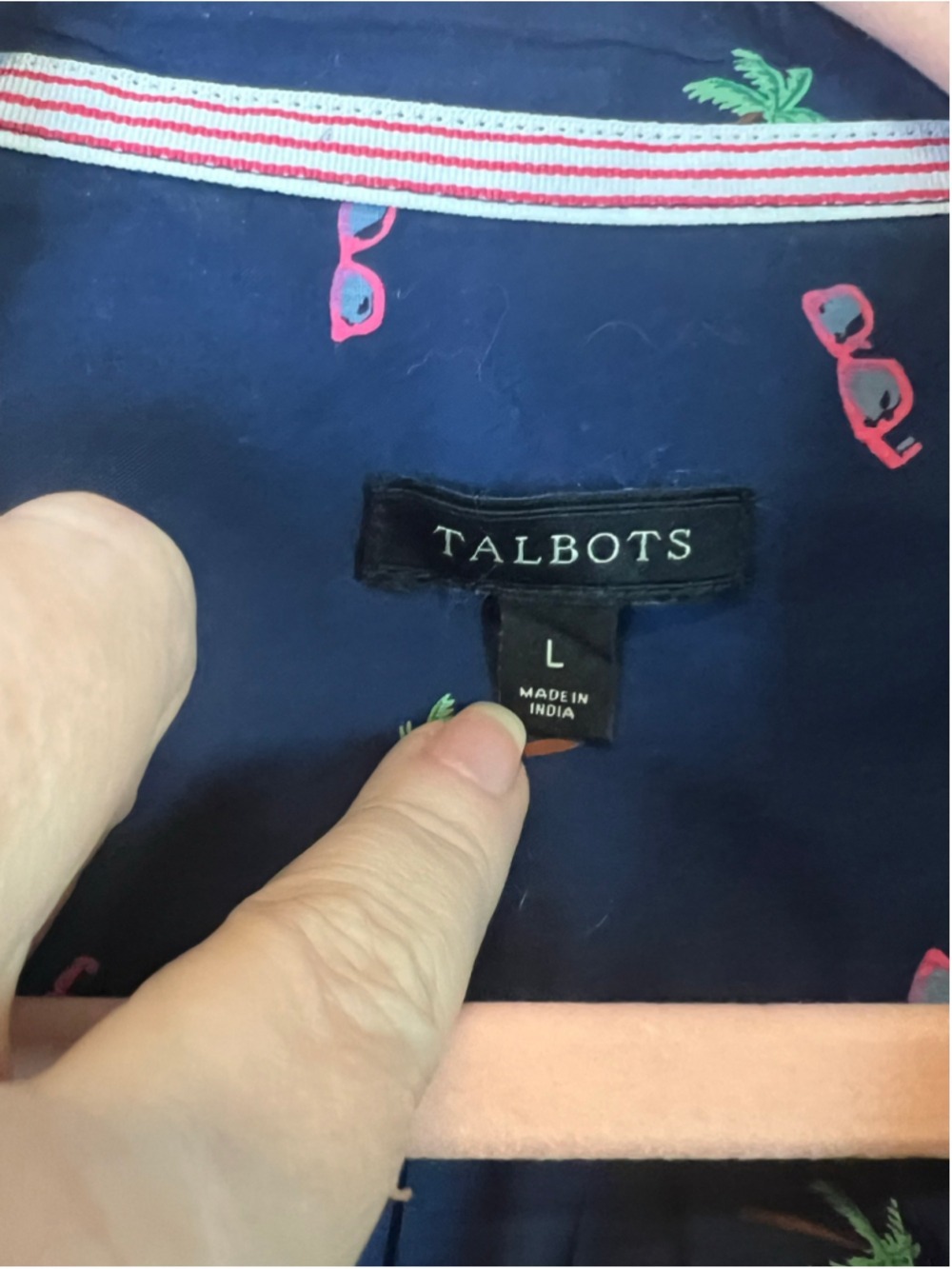 Preppy Talbots Lawn Shirt - Picture 7 of 8